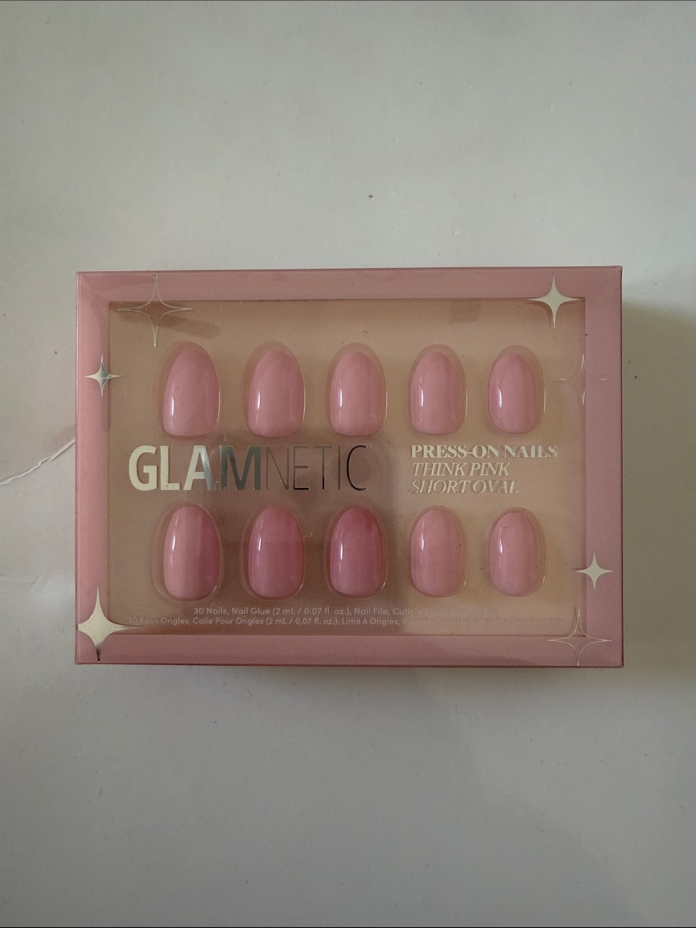 Glamnetic The Pink Short Oval Press-On Nails - Pink